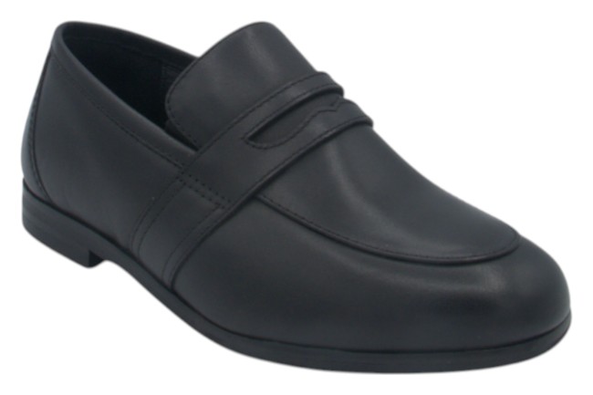 Benelaccio Sleek Moc Toe Slip On with Leather Buckle