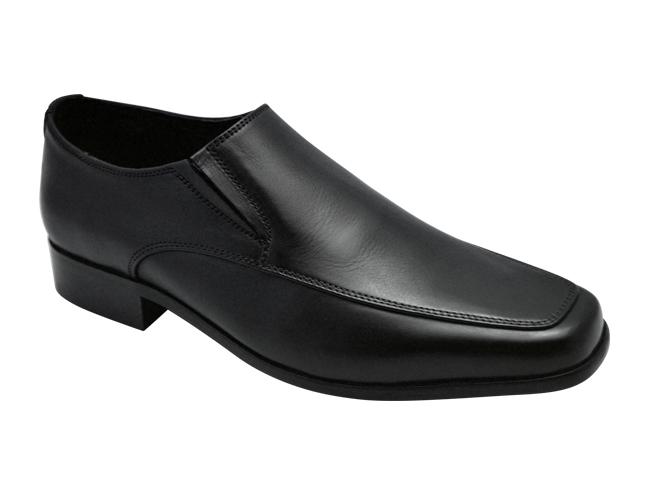 Wizfort Classics Mens Leather Sole Moc Toe Slip On